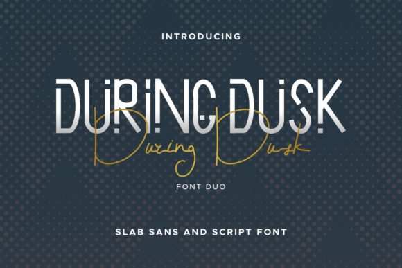 During Dusk Font Poster 1