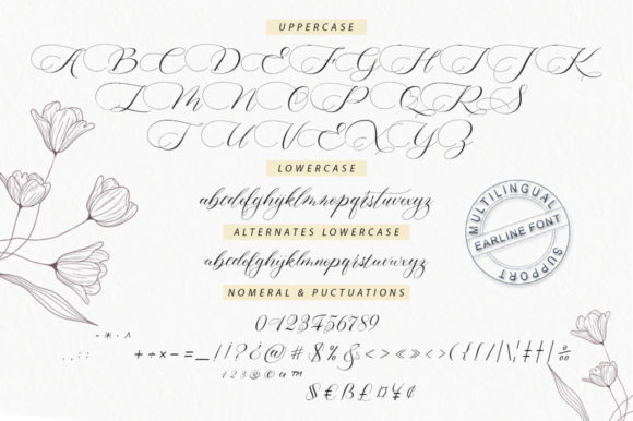 Earline Font Poster 8