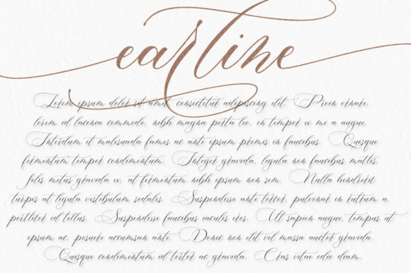 Earline Font Poster 10