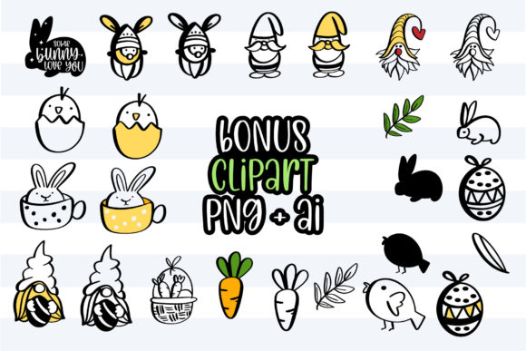 Easter Gnome Font Poster 2