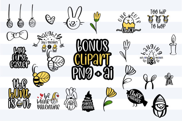 Easter Gnome Font Poster 3