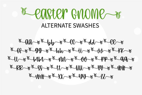 Easter Gnome Font Poster 4