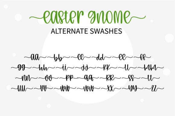 Easter Gnome Font Poster 5