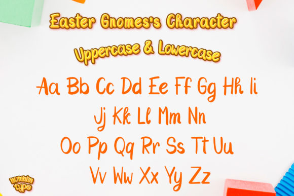 Easter Gnomes Font Poster 2