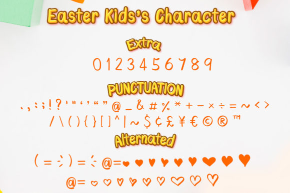 Easter Kids Font Poster 3