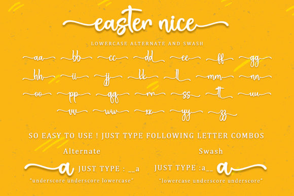 Easter Nice Font Poster 8