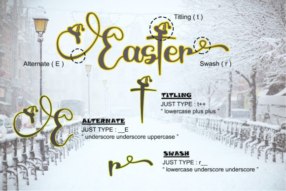 Easter Story Font Poster 7