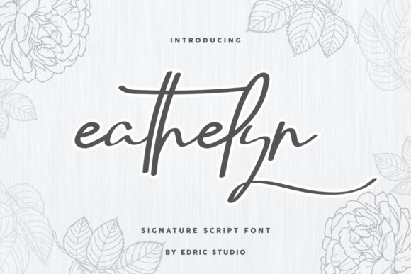 Eathelyn Font Poster 1