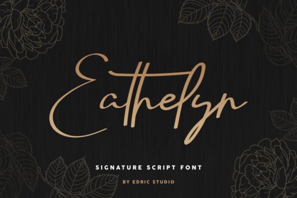 Eathelyn Font Poster 2