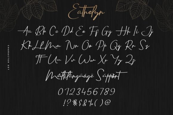 Eathelyn Font Poster 5