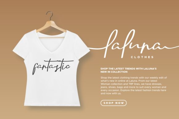 Eathelyn Font Poster 6