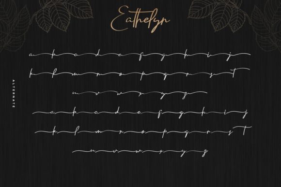 Eathelyn Font Poster 7