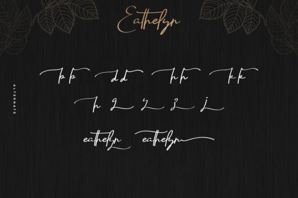 Eathelyn Font Poster 9