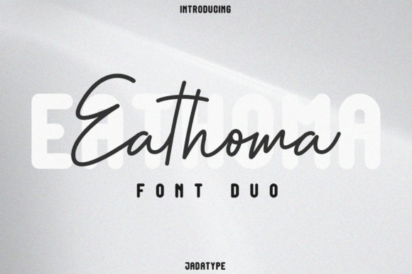 Eathoma Font Poster 1