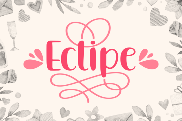 Eclipe Font Poster 1