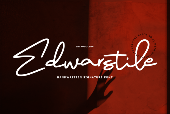 Edwarstile Signature Font Poster 1