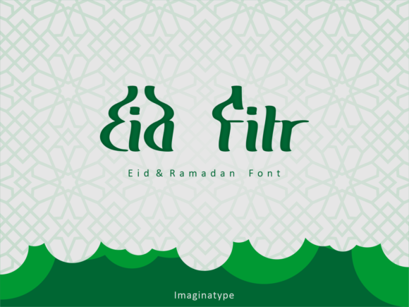 Eid Fitr Font Poster 1