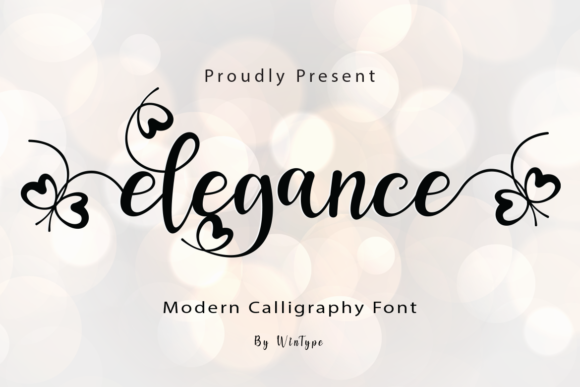 Elegance Font Poster 1