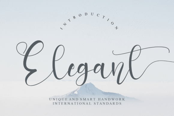 Elegant Font Poster 1