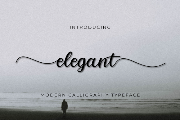 Elegant Font Poster 1