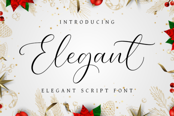 Elegant Font Poster 1