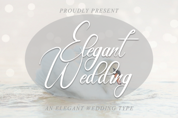 Elegant Wedding Font Poster 1