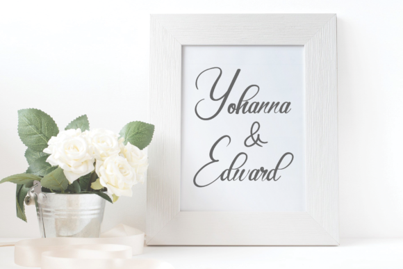Elegant Wedding Font Poster 3