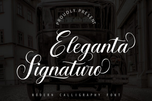 Eleganta Signaturo Font