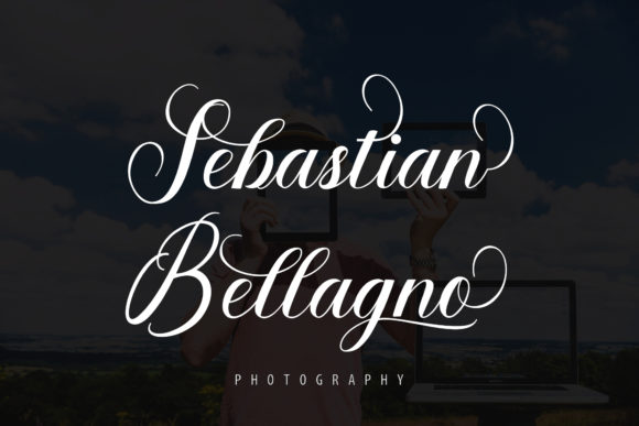 Eleganta Signaturo Font Poster 7