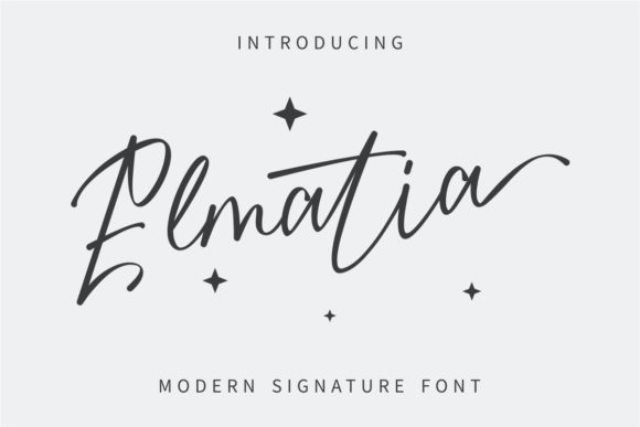 Elmatia Font Poster 1