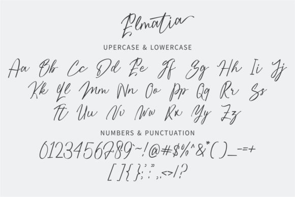 Elmatia Font Poster 3