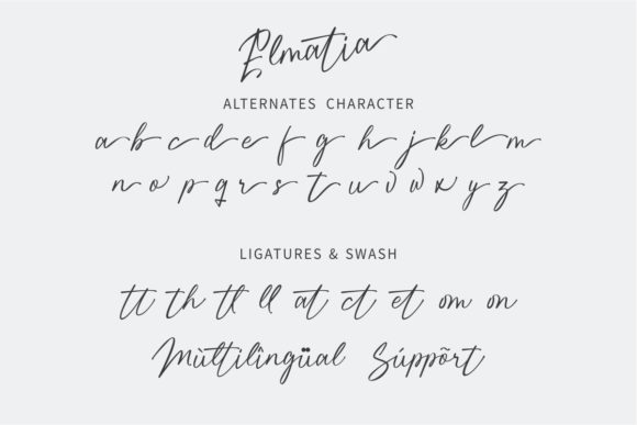 Elmatia Font Poster 4