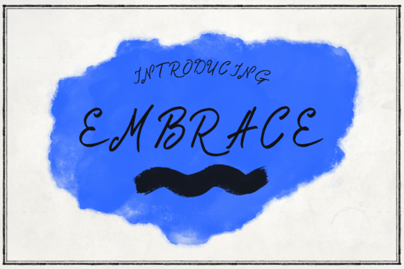 Embrace Font Poster 1