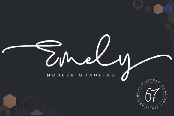 Emely Font Poster 1