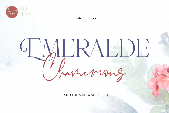 Emeralde Chamerions Font Poster 1