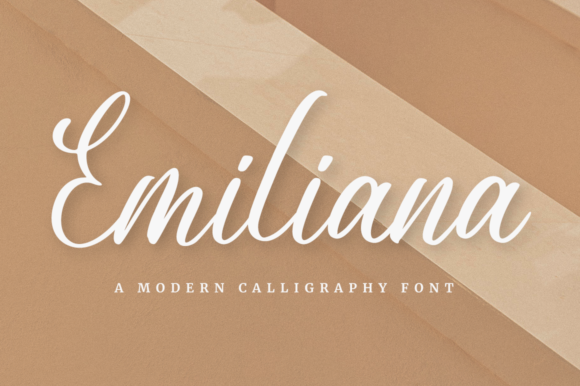 Emiliana Font Poster 1