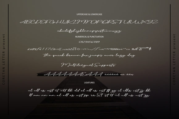 Emillastina Font Poster 7