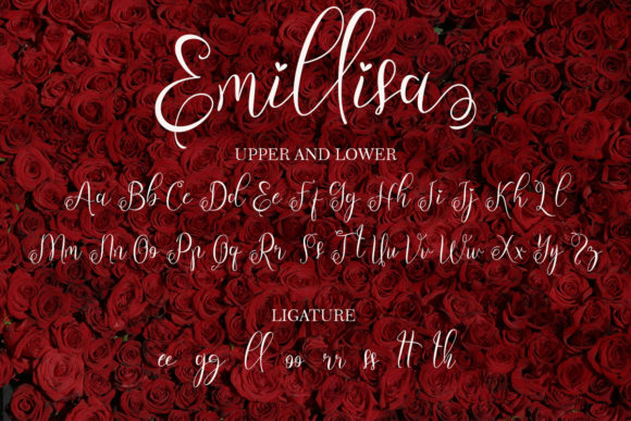 Emillisa Font Poster 7