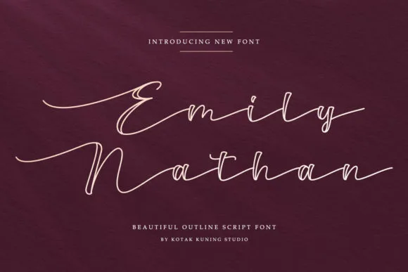 Emily Nathan Font Emily Nathan Font Poster 1