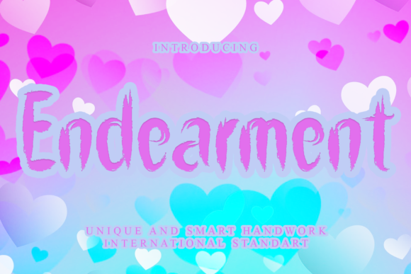 Endearment Font Endearment Font Poster 1