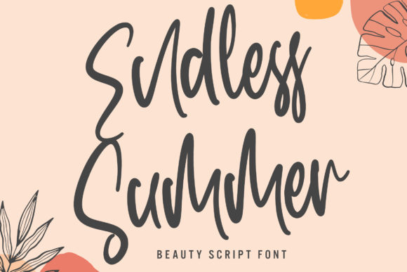 Endless Summer Font Poster 1