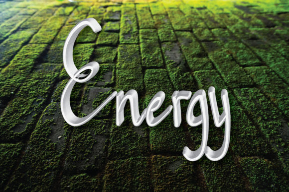 Energy Font Poster 1