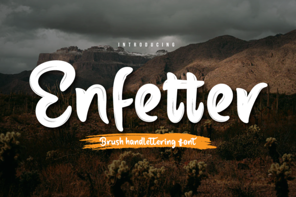 Enfetter Font Poster 1