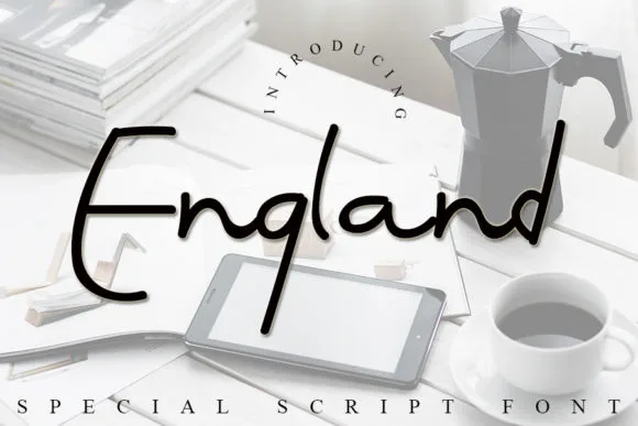 England Font England Font Poster 1