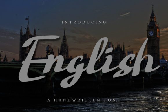 English Font Poster 1