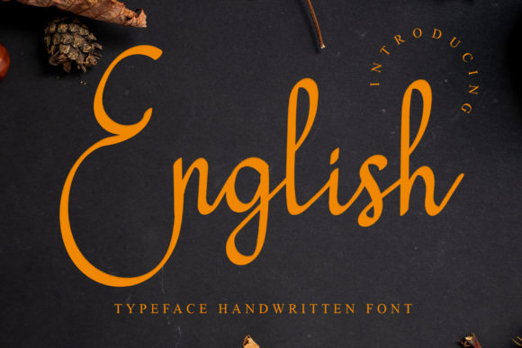 English Font Poster 1