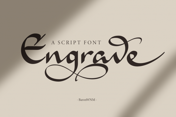 Engrave Font