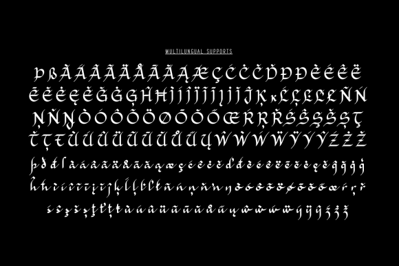 Engrave Font Poster 9