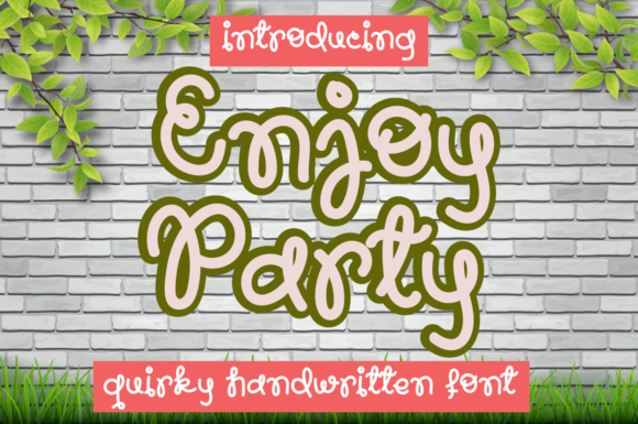 Enjoy Party Font Poster 1