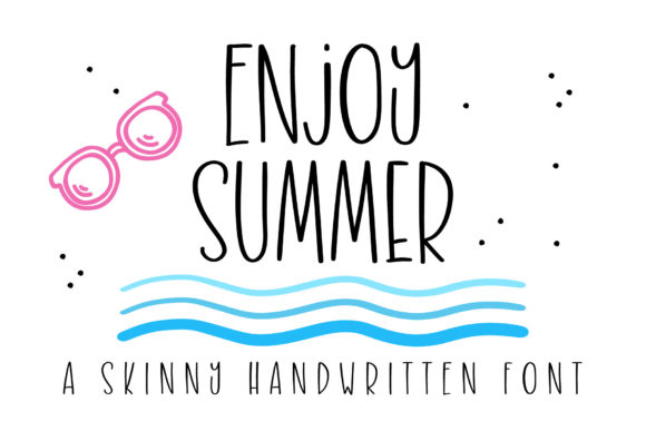 Enjoy Summer Font Poster 1